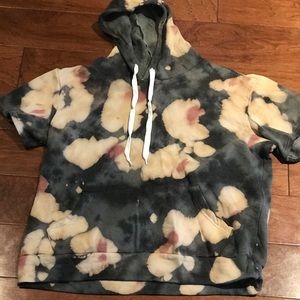 Tye Dye short sleeve hoodie